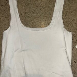 Old Navy White Sleeveless Bodysuit